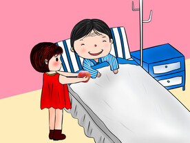 看望生病的奶奶