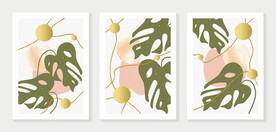 植物叶子装饰画