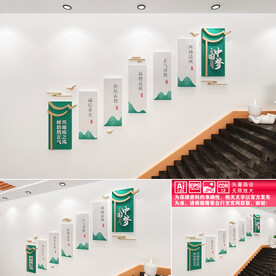 廉政楼道文化墙