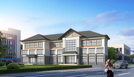 办公楼建筑外观设计案例效果图