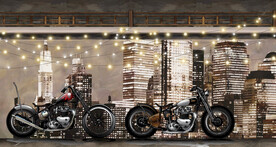 机车摩托背景画