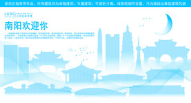 南阳地标建筑剪影