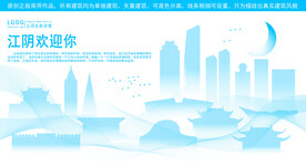 江阴地标建筑剪影