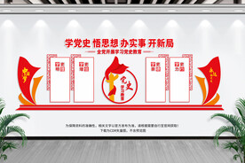 党史学习教育文化墙