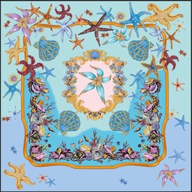 方巾 网点 分色