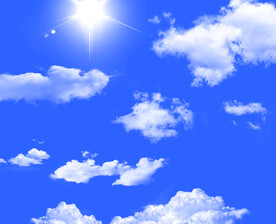 蓝天白云