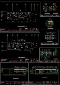 120平米汽车美容CAD图纸