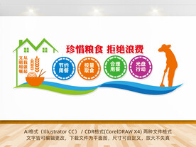 学校食堂文化墙