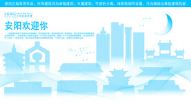 安阳地标建筑剪影