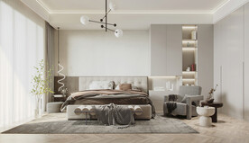 卧室瓷砖背景效果图