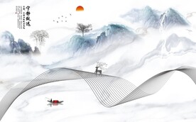 中式背景墙图片