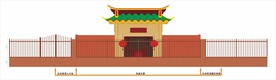 寺庙围栏