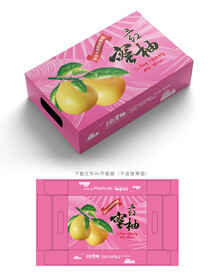 三红蜜柚包装 