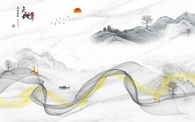 中式背景墙图片