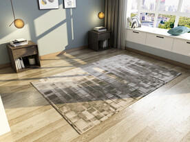 现代卧室场景空景3D效果图