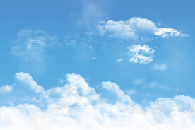 蓝天白云