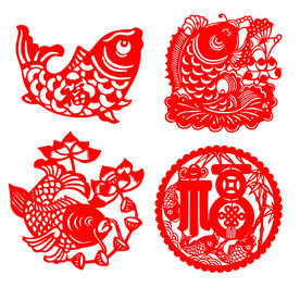 矢量鱼图制作文件雕刻鱼合集