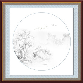 水墨山水画