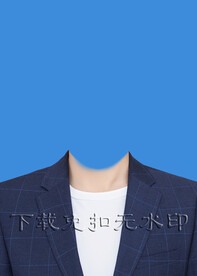 休闲西装照证件照男士正装照