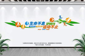健身房文化墙