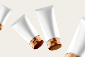 化妆品瓶样机不同风格瓶装