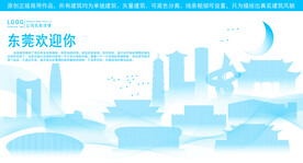 东莞地标建筑剪影