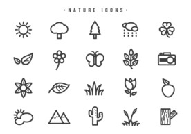 手机电脑天气相关图标icon