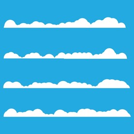 白云长条图标icon