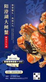 阳澄湖大闸蟹海报