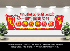 民兵活动室文化墙