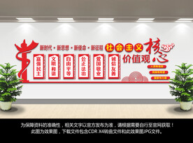 社会主义核心价值观文化墙