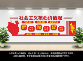 社会主义核心价值观文化墙