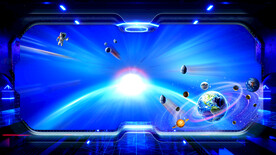 太空窗电视背景墙