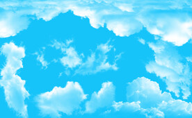 蓝天白云