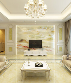 欧式客厅背景墙图