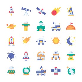 航天相关图标
