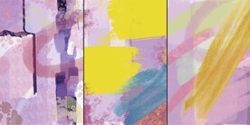 抽象艺术三联画