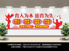 教书育人文化墙