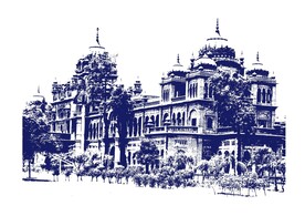 手绘建筑矢量图