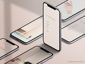 苹果电脑平板手机电子设备样机图