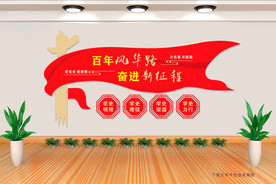 建党百年文化墙