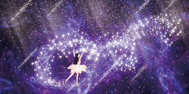 晶瓷画 抽象画 紫色星空