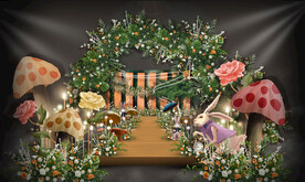 森系婚礼仪式区