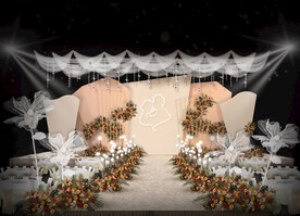 香槟色婚礼仪式区