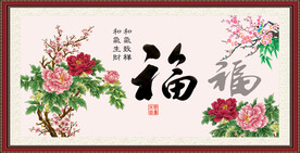百福图