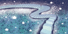 晶瓷画 抽象画 星空小路