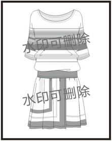 服装设计连衣裙女装