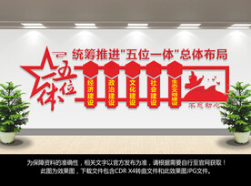 五位一体文化墙