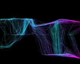 科技流动线条背景