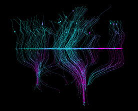 流动科技抽象背景